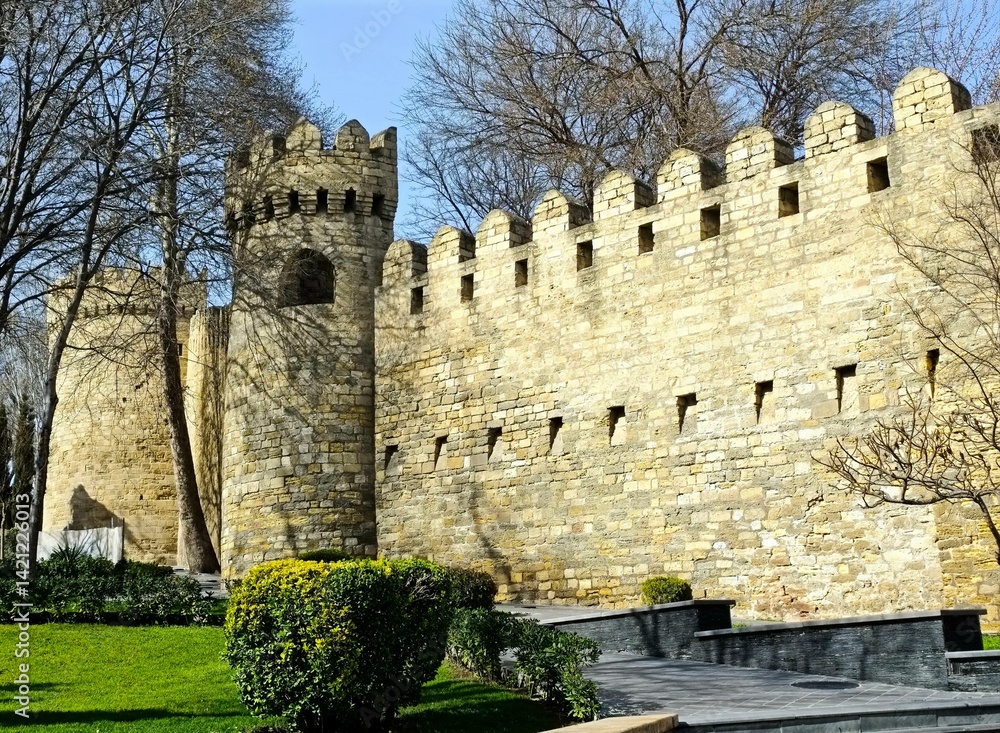 Fototapeta premium old town Baku. High quality photo