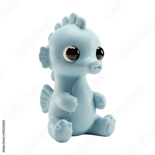 Light blue seahorse baby