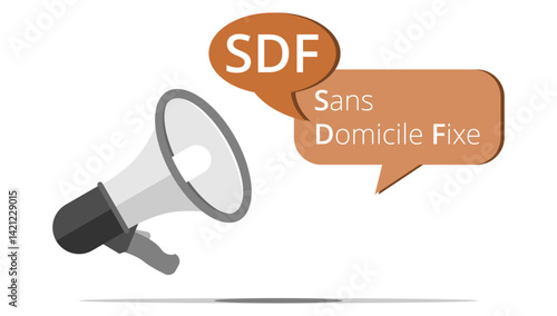 Mégaphone SDF - Sans Domicile Fixe