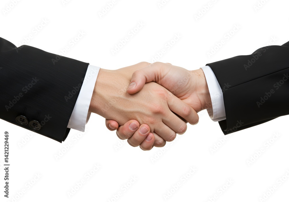 Strong Handshake Symbol of Agreement, Partnership, and Trust in Business Strong Handshake Symbol of Agreement, Partnership, and Trust in Business