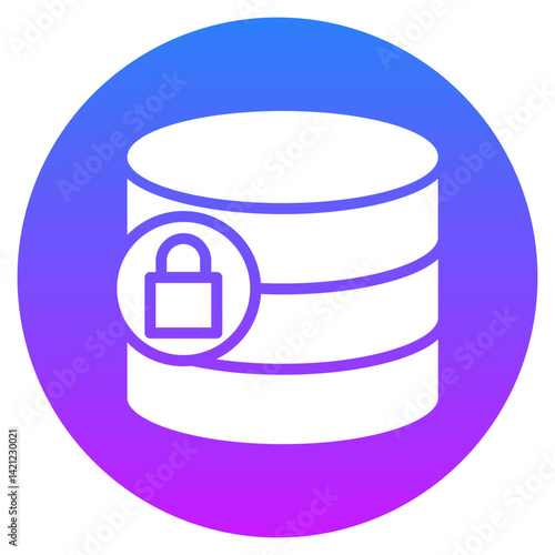 Database Lock Icon