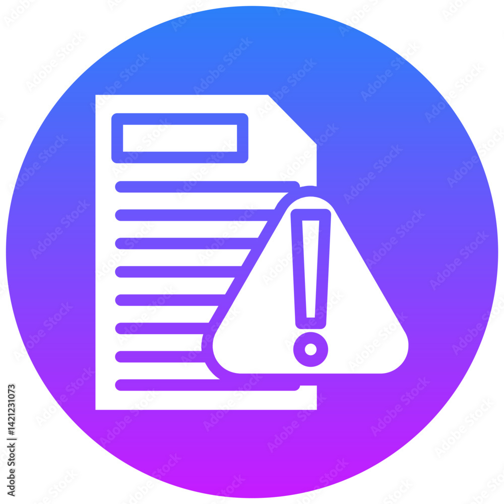 Fraudulent Document Icon