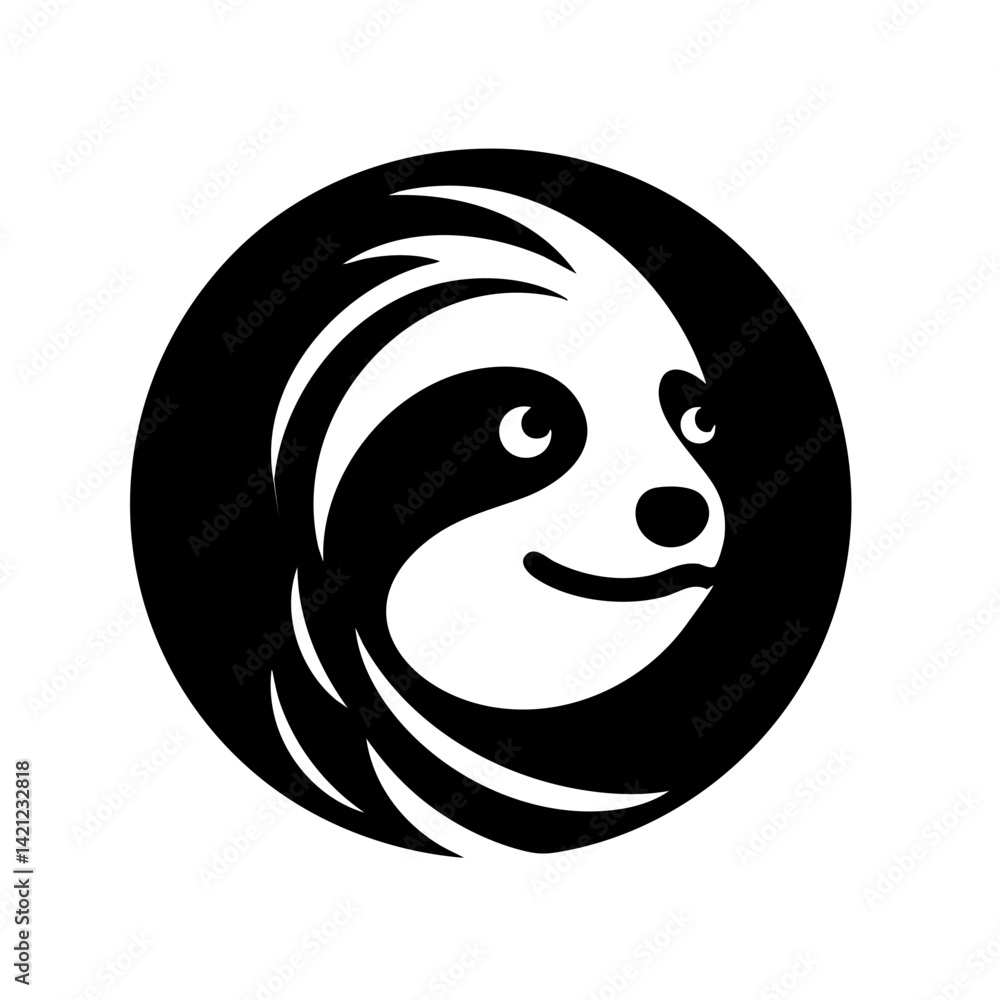 Obraz premium Sloth Logo Icon Symbol