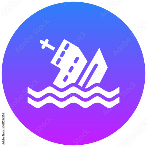 Ship Sinking Icon