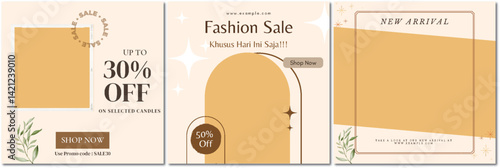 Chic Fashion and Sale Templates for Social Media Marketing and Promotion