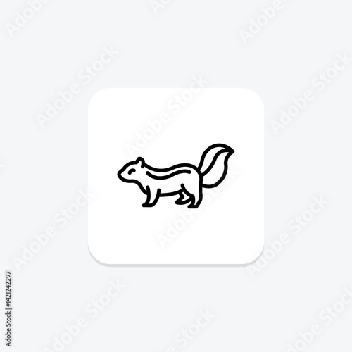 Squirrel, vector, pixel perfect, illustrator file