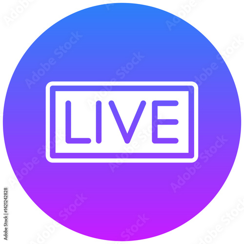 Live Broadcast Icon
