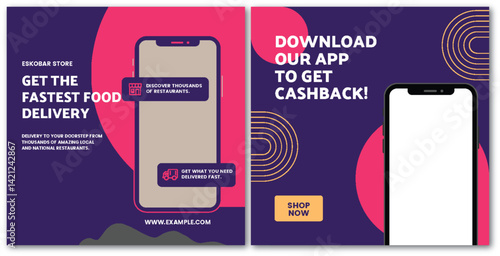 Download Our App to Get Cashback and Enjoy Fast Food Delivery Service