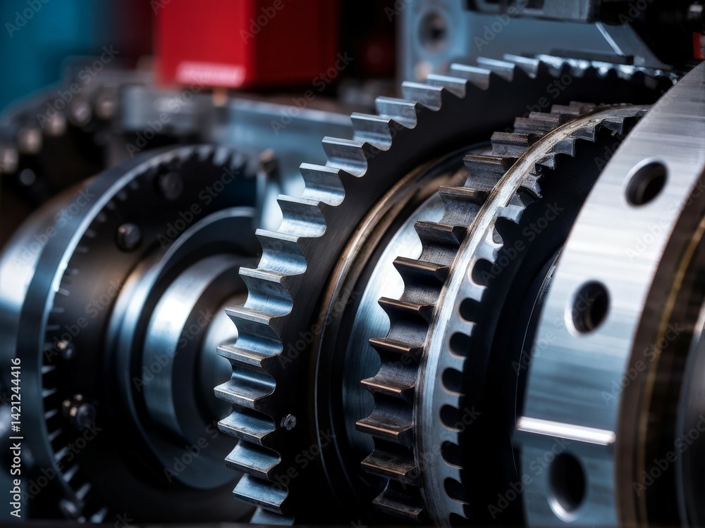 industrial metal gears, machine and cogs industrial metal gears, machine and cogs