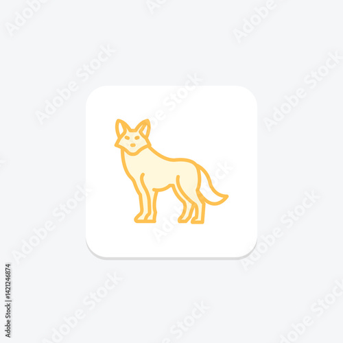 Fox, vector, pixel perfect, illustrator file