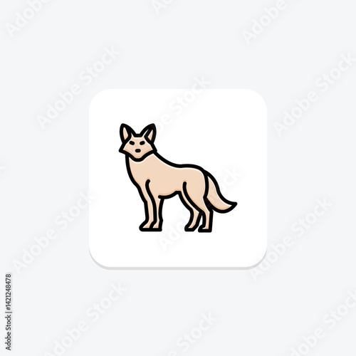 Fox, vector, pixel perfect, illustrator file
