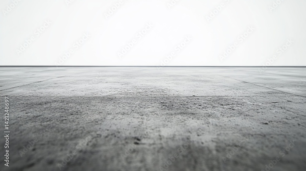 Obraz premium Clean grey concrete floor texture against white wall background gray rough image style urban space
