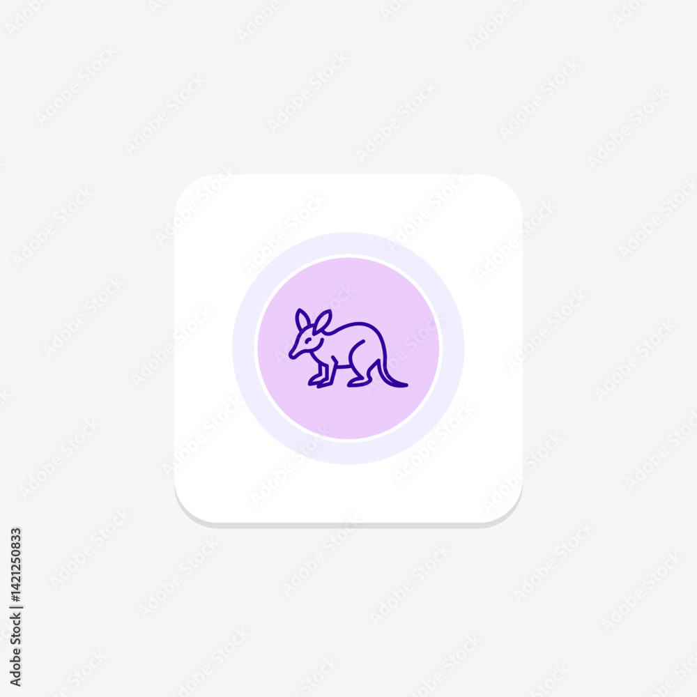 Aardvark, vector, pixel perfect, illustrator file Aardvark, vector, pixel perfect, illustrator file