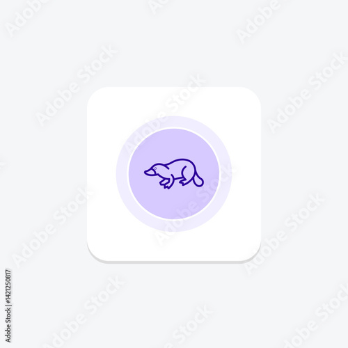 Platypus, vector, pixel perfect, illustrator file