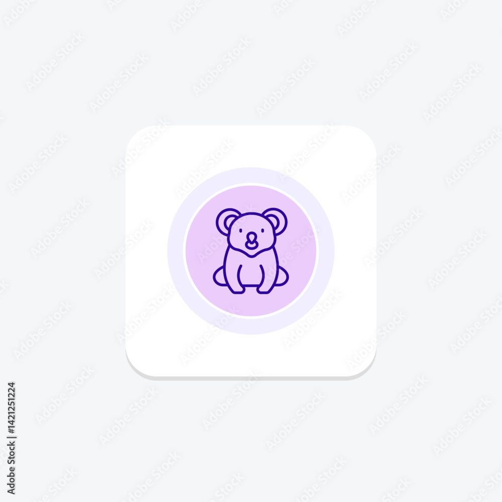 Koala, vector, pixel perfect, illustrator file Koala, vector, pixel perfect, illustrator file