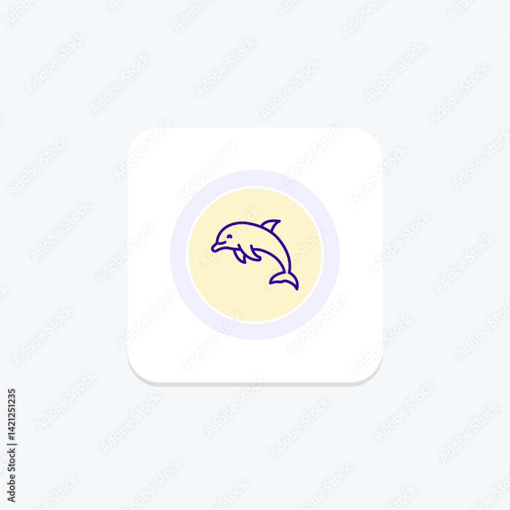Porpoise, vector, pixel perfect, illustrator file Porpoise, vector, pixel perfect, illustrator file