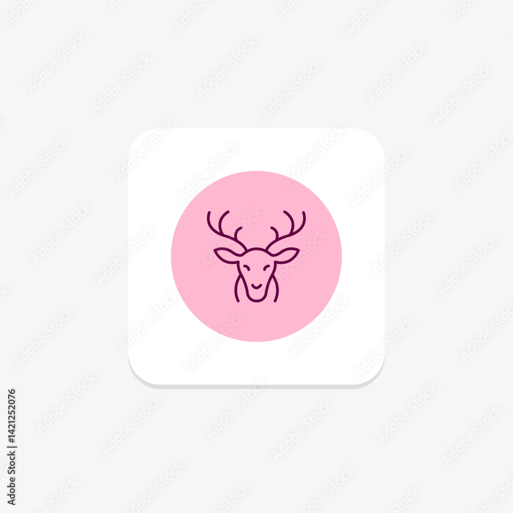 Elk, vector, pixel perfect, illustrator file Elk, vector, pixel perfect, illustrator file