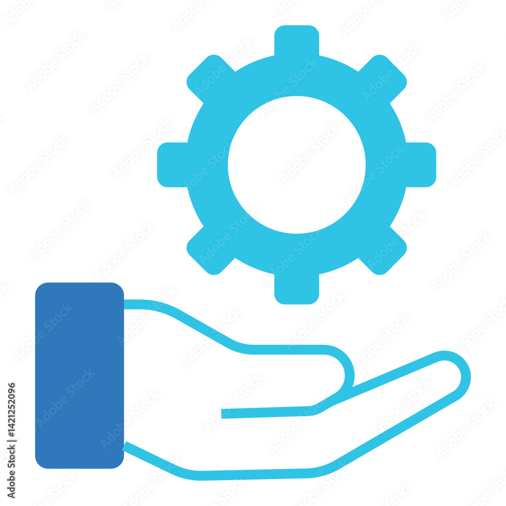 Technical Service and Maintenance vector Icon design Technical Service and Maintenance vector Icon design