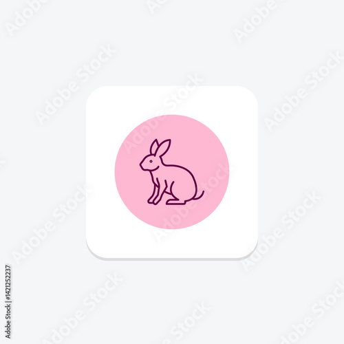 Hare, vector, pixel perfect, illustrator file