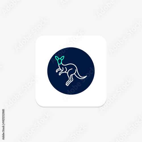 Free Download Kangaroo, vector, pixel perfect, illustrator file - GFXLoad