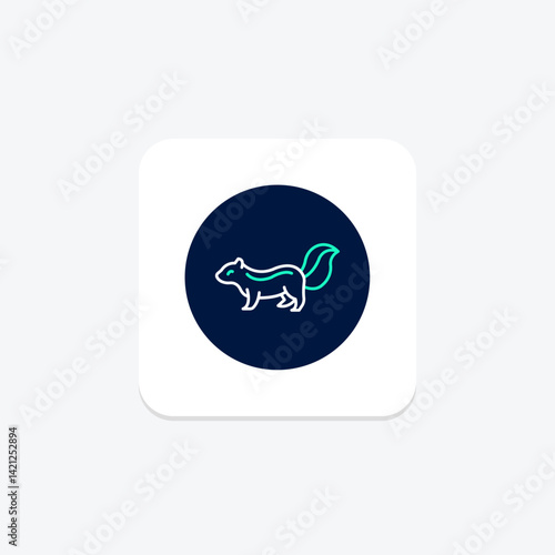 Squirrel, vector, pixel perfect, illustrator file