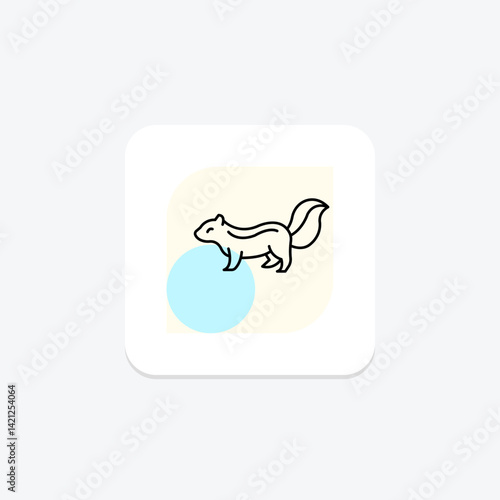 Squirrel, vector, pixel perfect, illustrator file