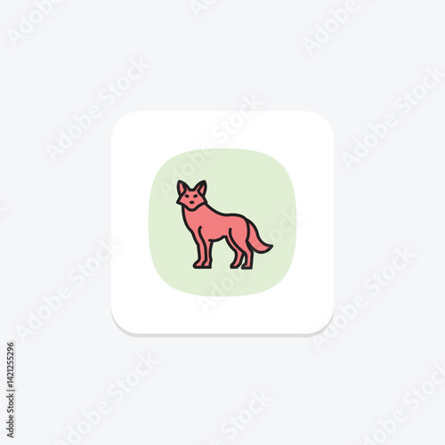 Fox, vector, pixel perfect, illustrator file