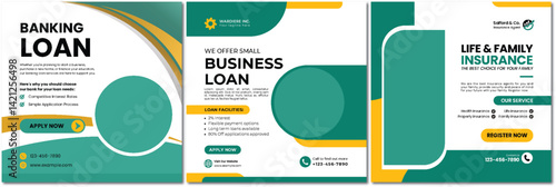 Financial Solutions: Loans and Insurance Services Brochure Collection