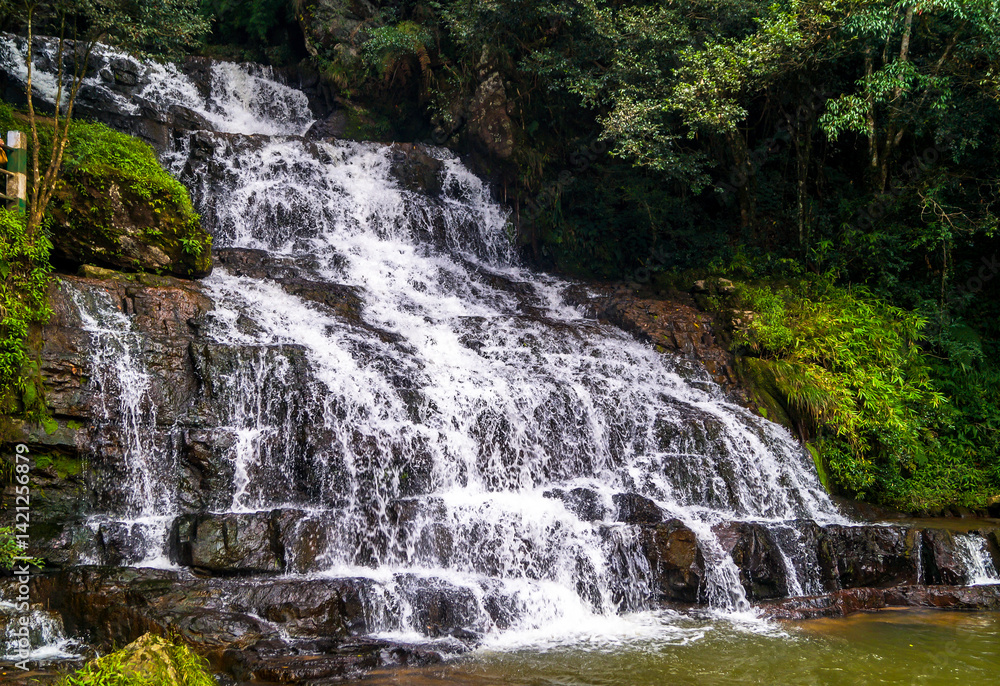 Naklejka premium Elephant Falls in Shillong Assam India