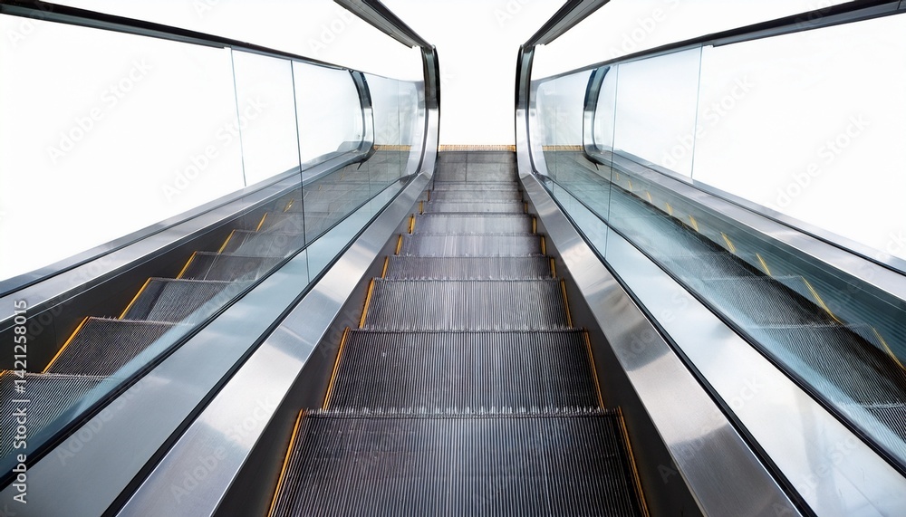 escalator in subway escalator in subway
