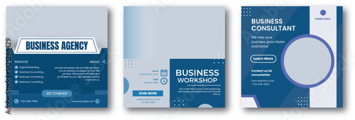 Sophisticated Business Promotion Templates for Agency Consulting and Workshops