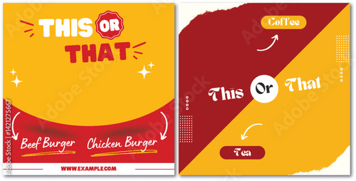 Food and beverage showdown: A playful 'This or That' comparison guide