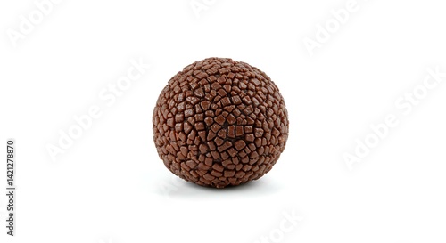 Obraz na płótnie Brazilian sweet brigadeiro isolated on white background. Brazilian food w salonie