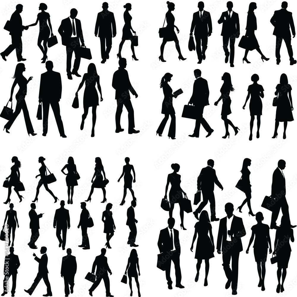 Professional Vector Silhoette Bundle Set Collection Professional Vector Silhoette Bundle Set Collection