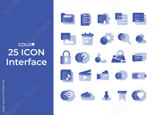 User interface icon set