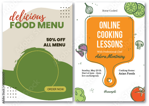Culinary Artistry: Online Cooking Classes and Delicious Food Menu Promotion