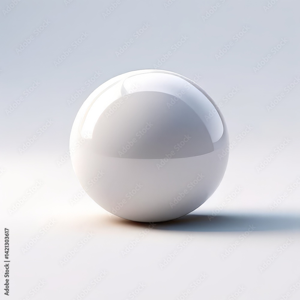 3d white round ball with empty space 3d white round ball with empty space