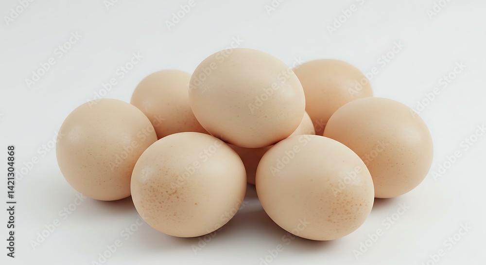 Free range chicken eggs typical Brazilian eggs white background. Brazilian food Free range chicken eggs typical Brazilian eggs white background. Brazilian food
