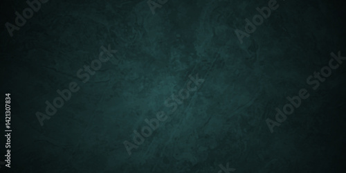 Dark black and green stone grunge background,black grunge textured concrete background. Old grungy background with dirty smoke.