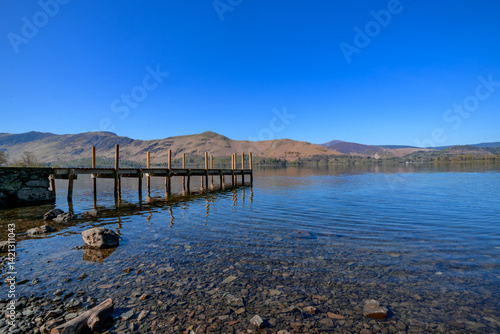 Wooden Jetty Over Derwent Water