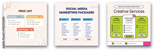 Comprehensive Creative and Marketing Service Packages for Business Growth