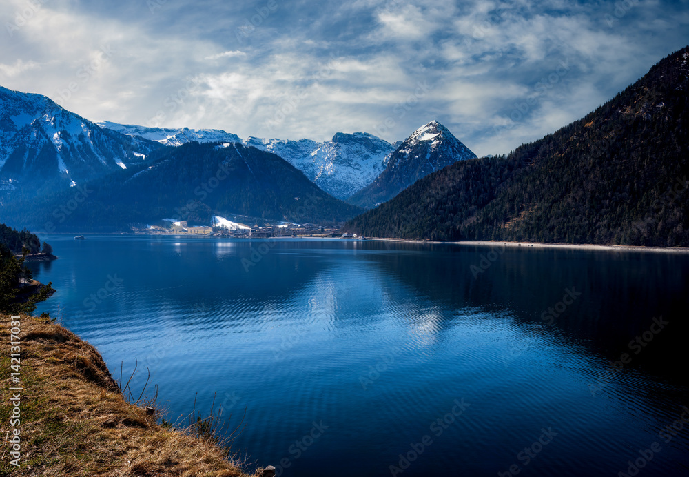 Idyllic Lake Achensee in Austria