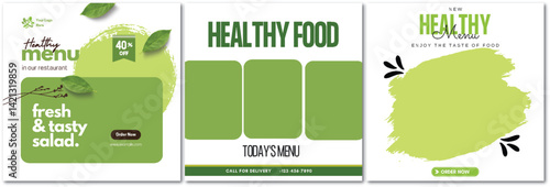 Fresh and Delicious Food Promotion for a Healthy Menu Restaurant