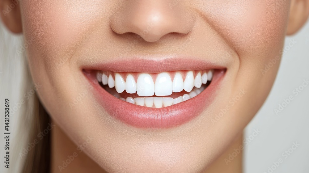 Fototapeta premium close up of a young woman smiling