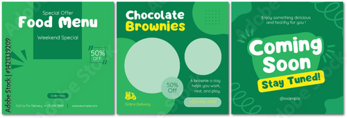 Engaging Social Media Food Promotion Templates for Restaurant Advertising