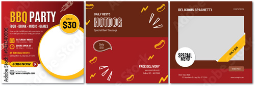 Inviting Restaurant Promo: BBQ, Hotdog and Spaghetti Specials Promotion
