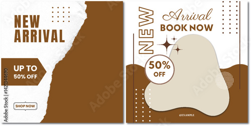 Elegant New Arrival Announcement for Special Offers and Promotions Campaign