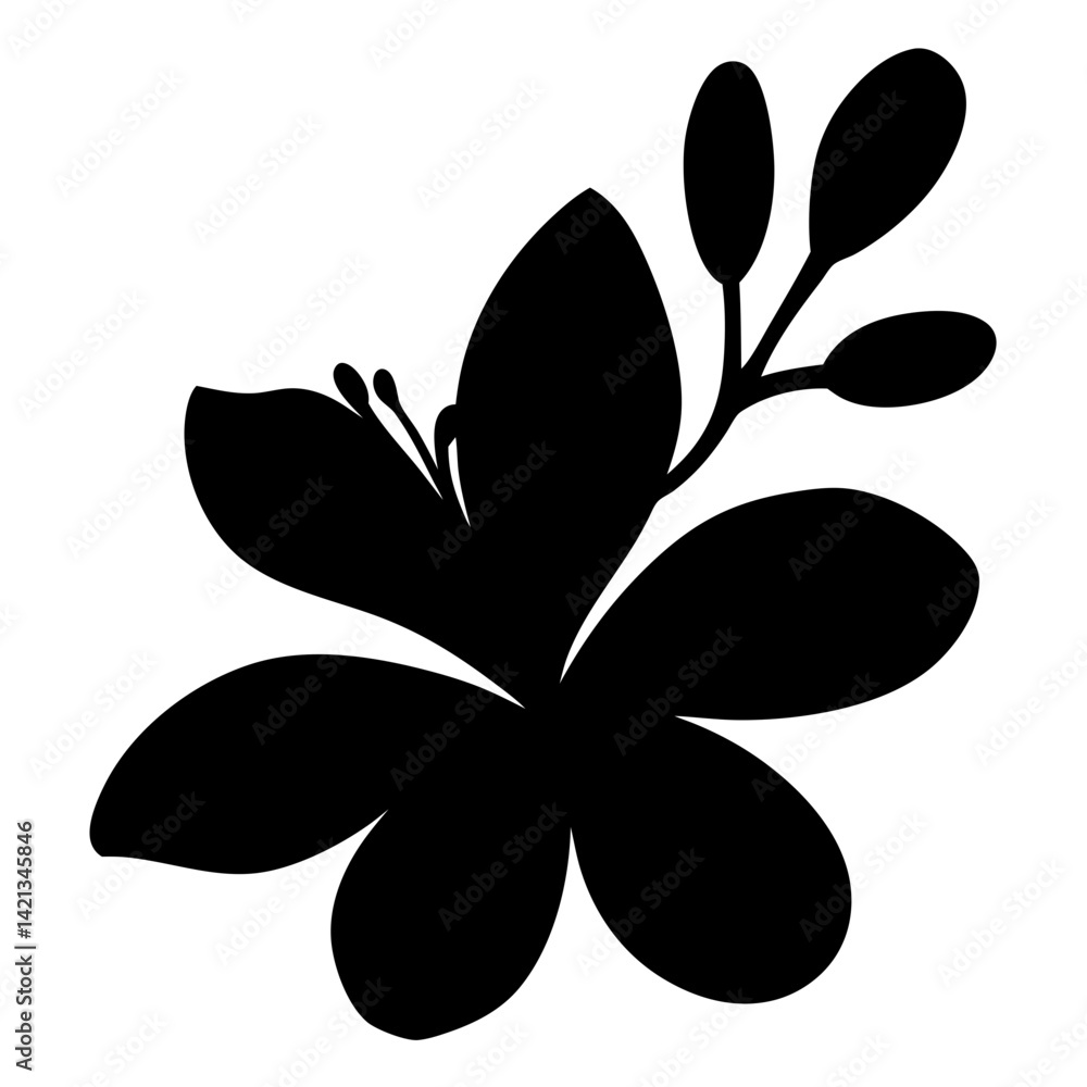 crocosmia flower minimalist silhouette vector - for nature graphic design projects crocosmia, plant flower modern artwork. crocosmia flower minimalist silhouette vector - for nature graphic design projects crocosmia, plant flower modern artwork.