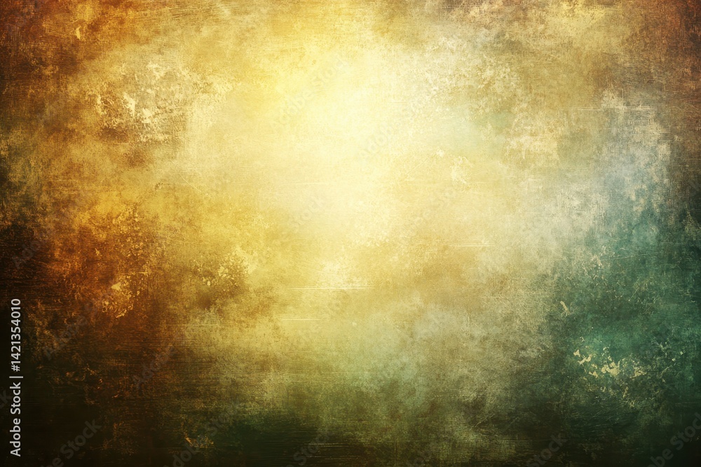 Aged, textured backdrop with warm, golden light Aged, textured backdrop with warm, golden light