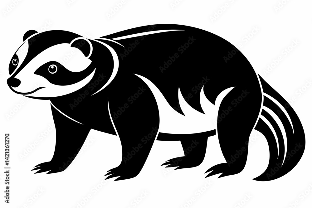 Obraz premium sloth silhouette line art vector illustration with a white background